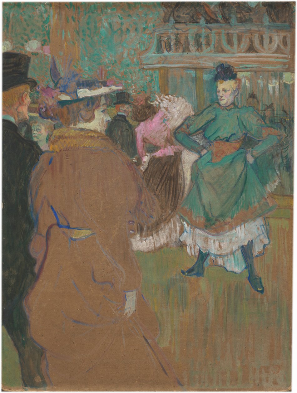 Quadrille ved Moulin Rouge af Henri de Toulouse Lautrec