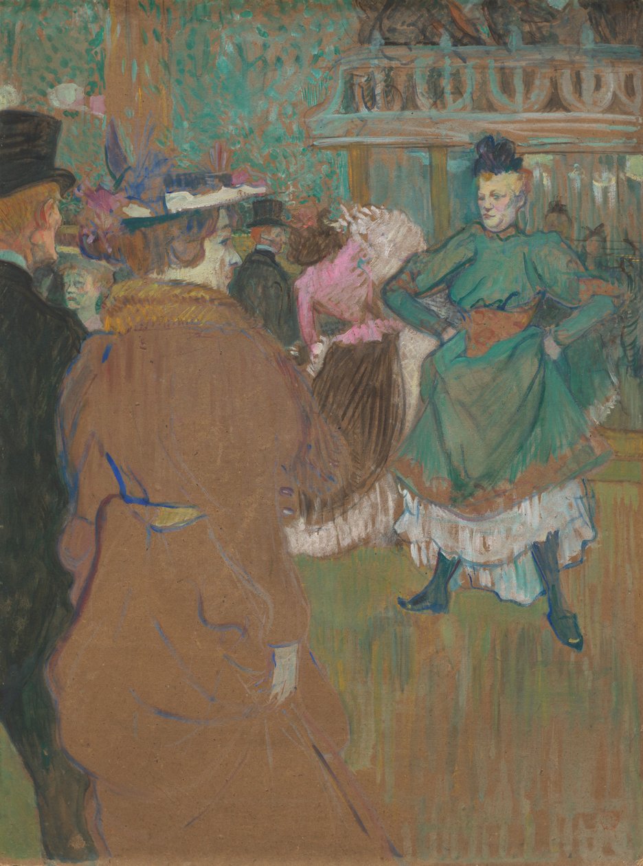 Quadrille ved Moulin Rouge, 1892. af Henri de Toulouse Lautrec