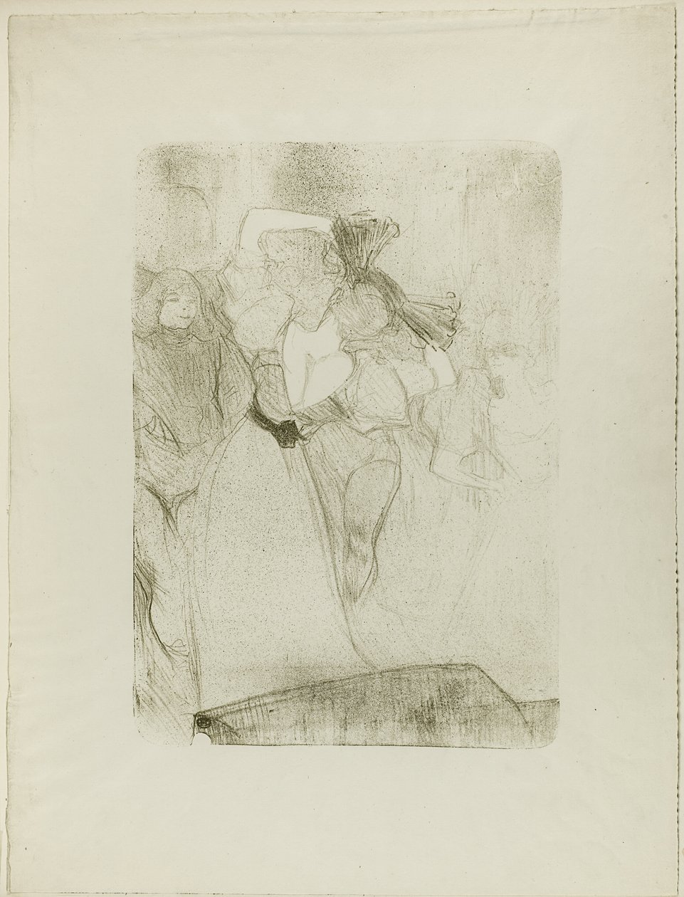 Set bagfra af Lender Dancing the Bolero i Chilpéric af Henri de Toulouse Lautrec