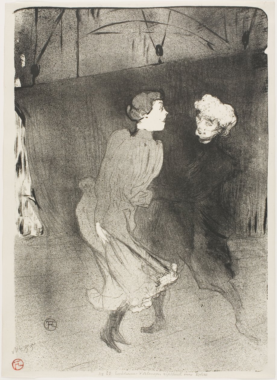 Prøver på Folies-Bergère, Emilenne D