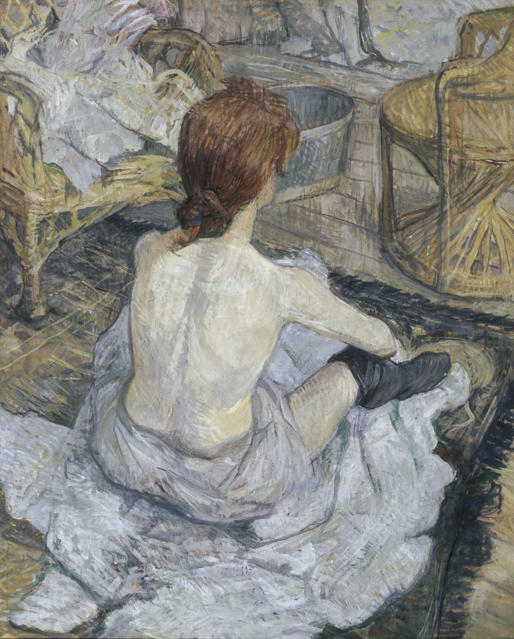 Rousse, også kendt som La Toilette af Henri de Toulouse Lautrec