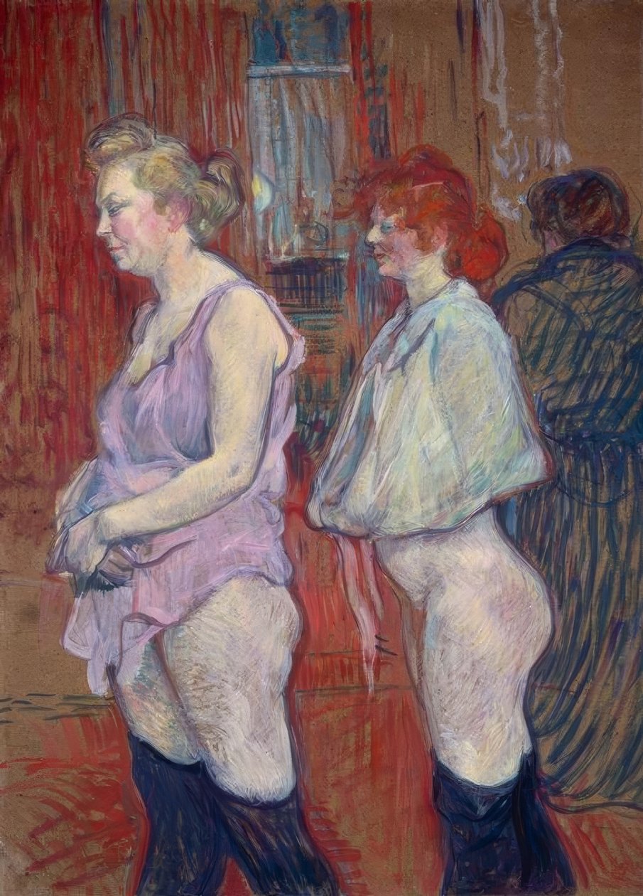Rue des Moulins af Henri de Toulouse Lautrec