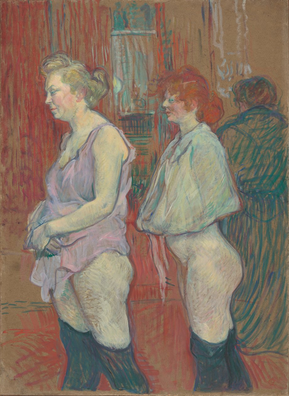 Rue des Moulins, 1894 af Henri de Toulouse Lautrec