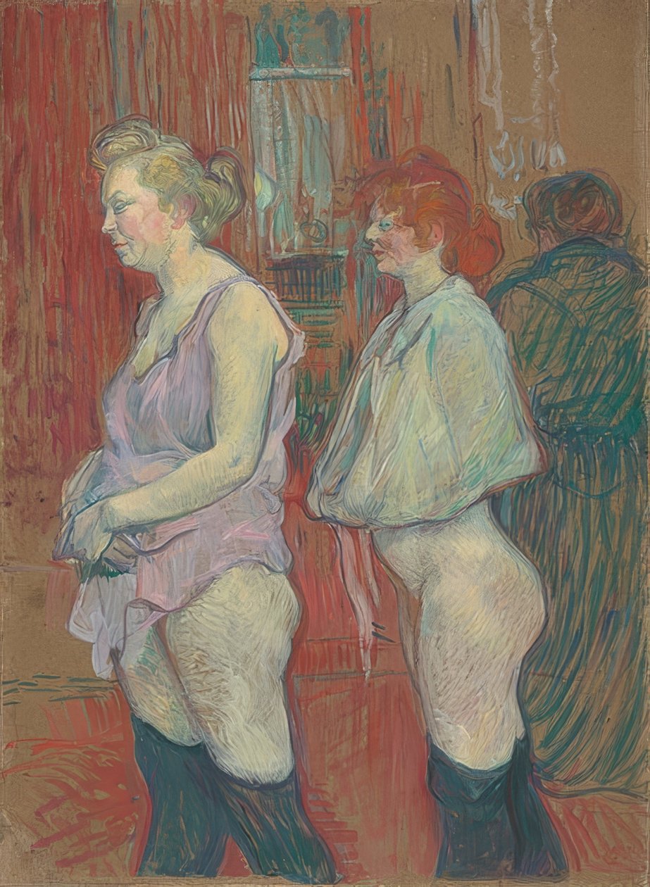 Rue des Moulins. 1894 af Henri de Toulouse Lautrec