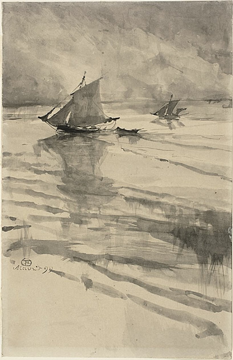 Sejlbåde af Henri de Toulouse Lautrec