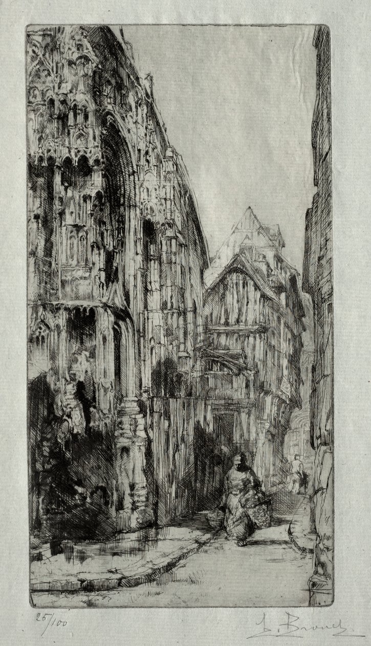 Saint-Etienne des Tonneliers i Rouen af Henri de Toulouse Lautrec