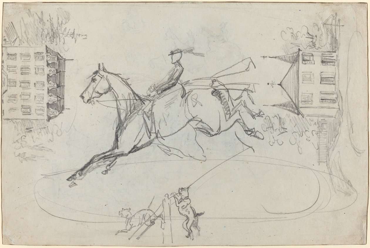 Skitseark, ca. 1881. af Henri de Toulouse Lautrec