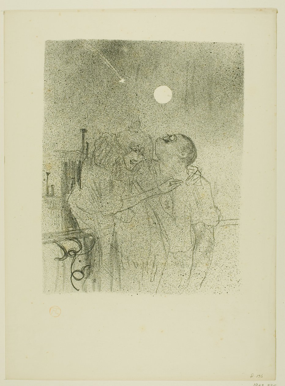 Shooting Stars, fra Melodier af Désiré Dihau af Henri de Toulouse Lautrec