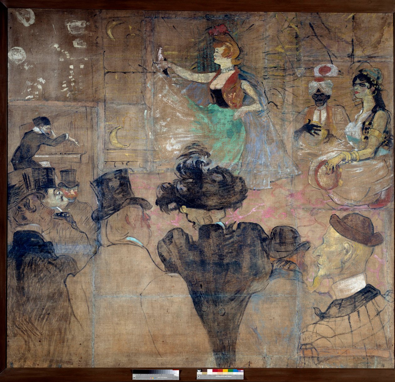 Tegn til Goulue-huset (Weber Louise dit La Goulue af Henri de Toulouse Lautrec