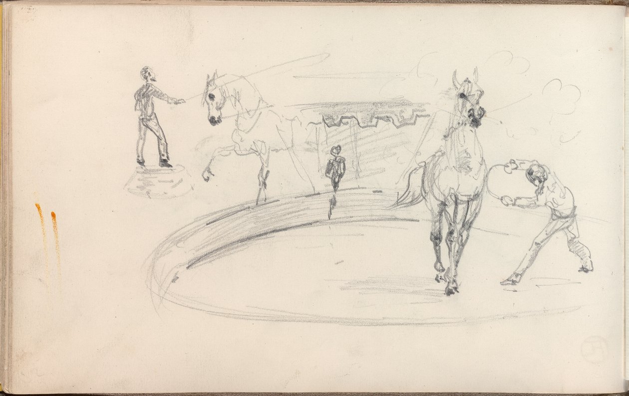 Skitsebog, 1880 af Henri de Toulouse Lautrec