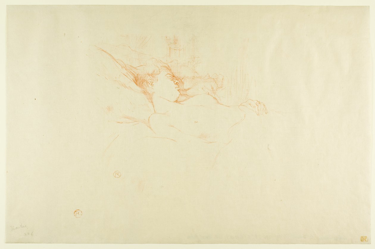 Søvn af Henri de Toulouse Lautrec