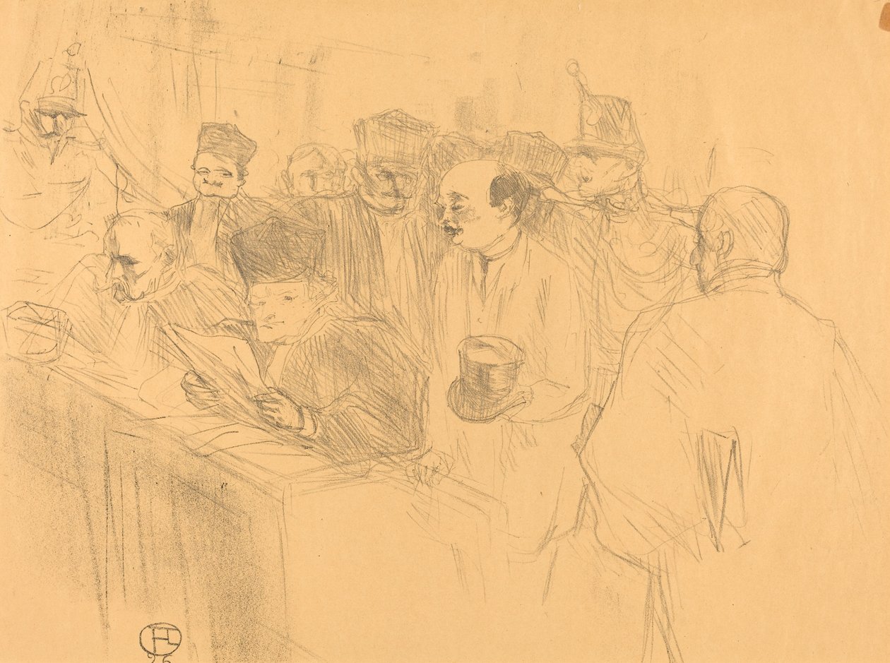 Soudais Deposition af Henri de Toulouse Lautrec