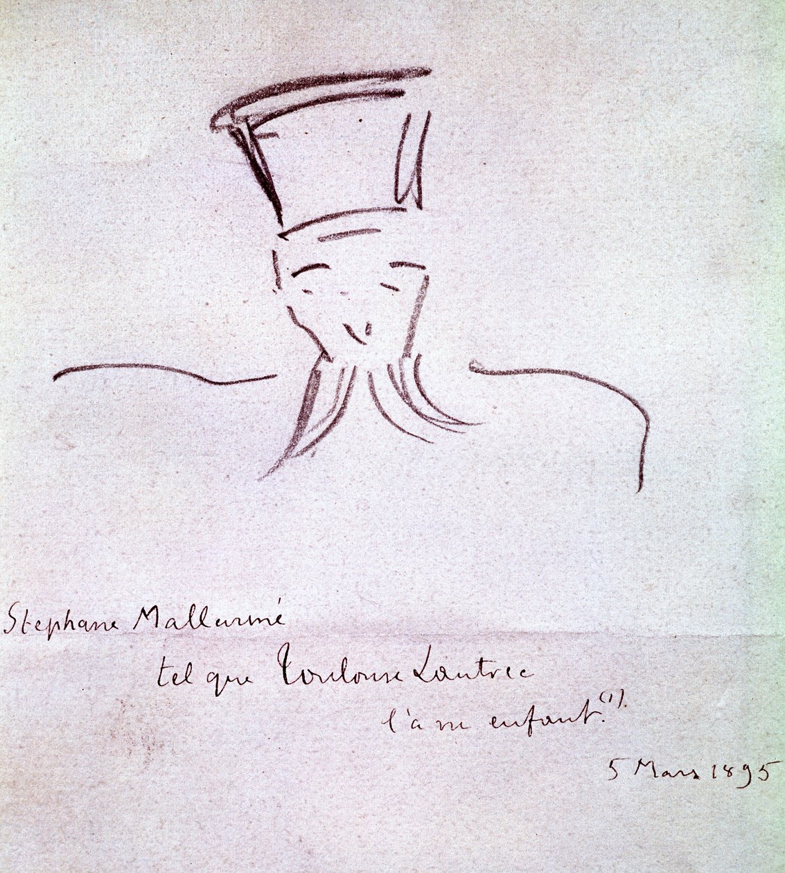 Stephane Mallarme af Henri de Toulouse Lautrec