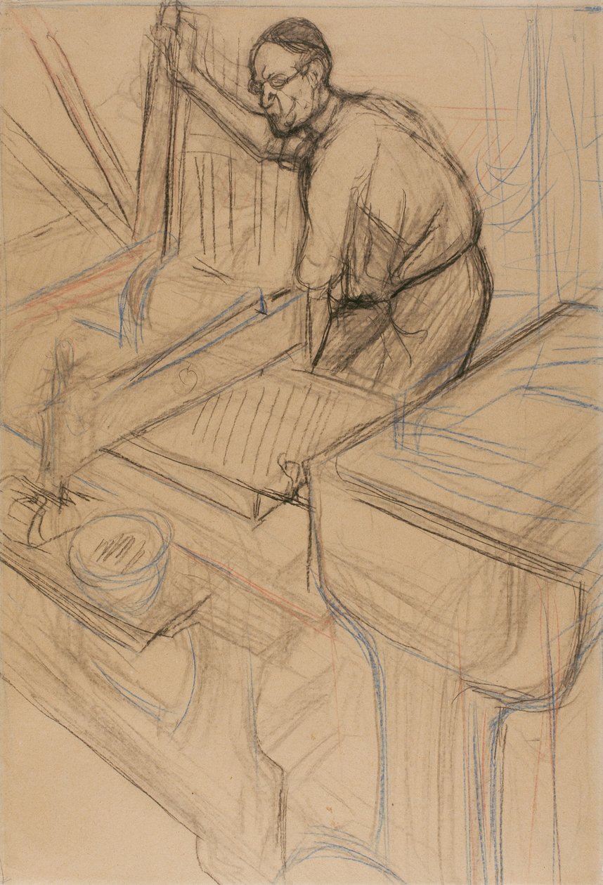 Studie, c.1893 af Henri de Toulouse Lautrec