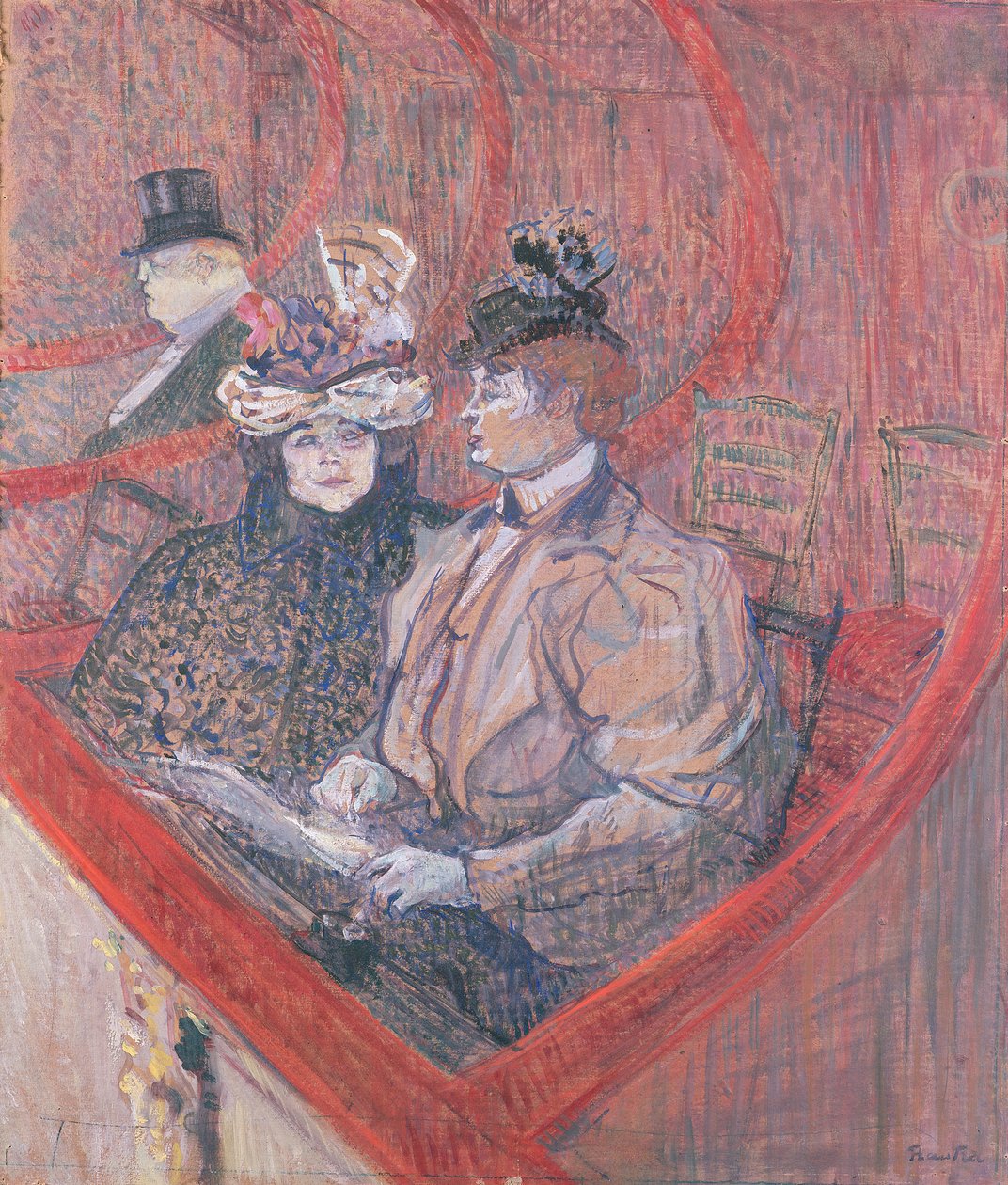 Studie for La Grande Loge, 1896 af Henri de Toulouse Lautrec
