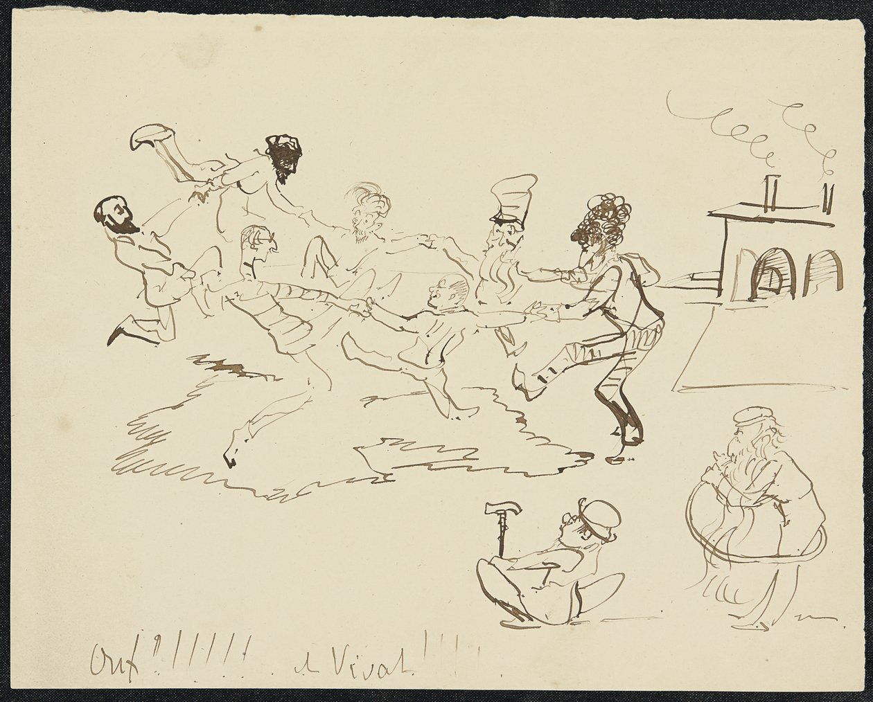 Nedsænkning, 1881 af Henri de Toulouse Lautrec