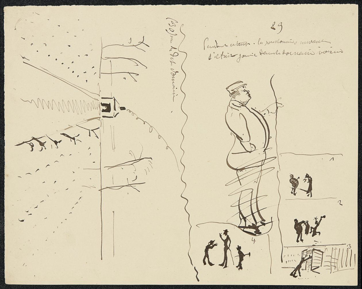 Nedsænkning, 1881 af Henri de Toulouse Lautrec