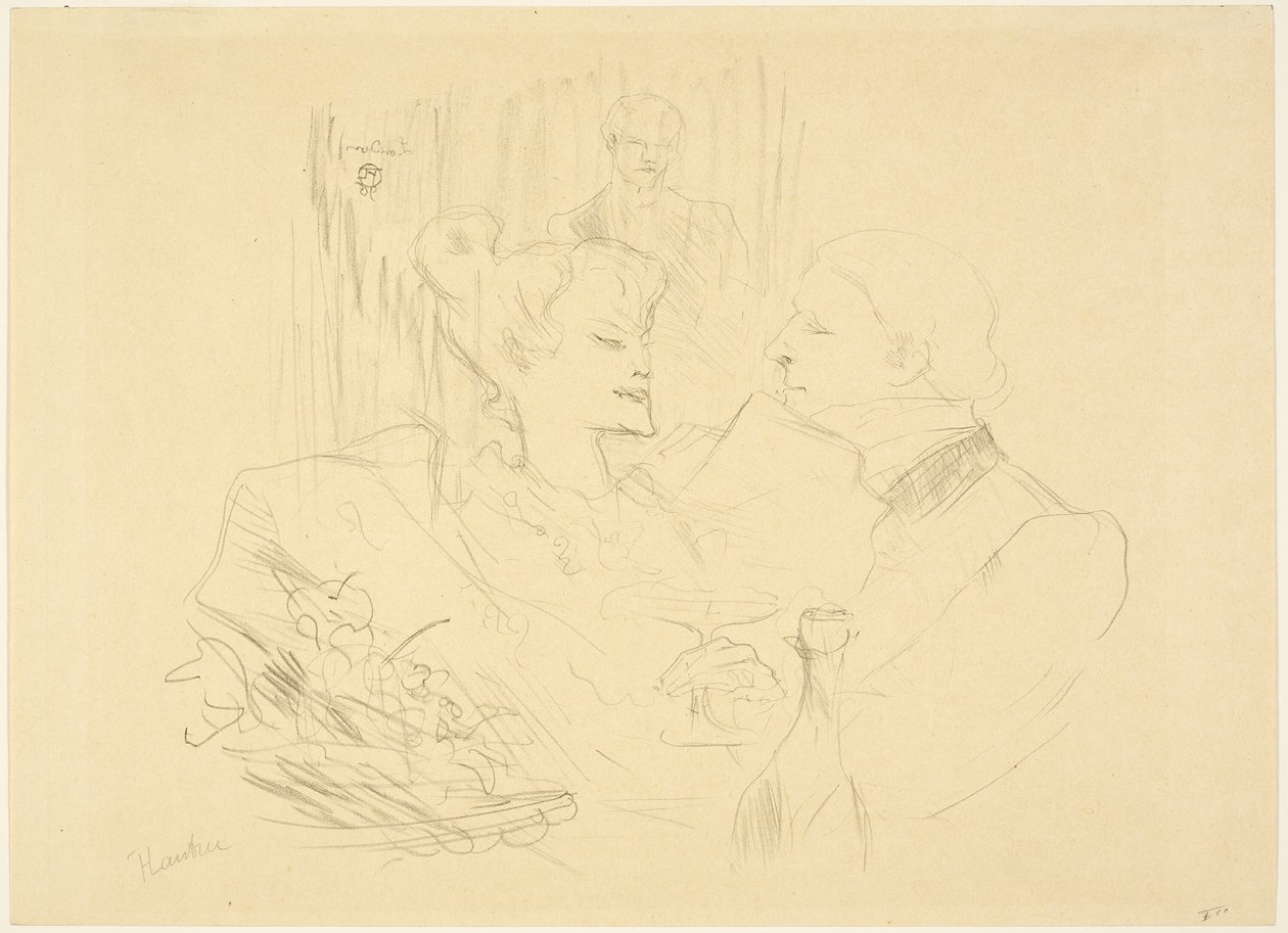 Aftensmad i London af Henri de Toulouse Lautrec