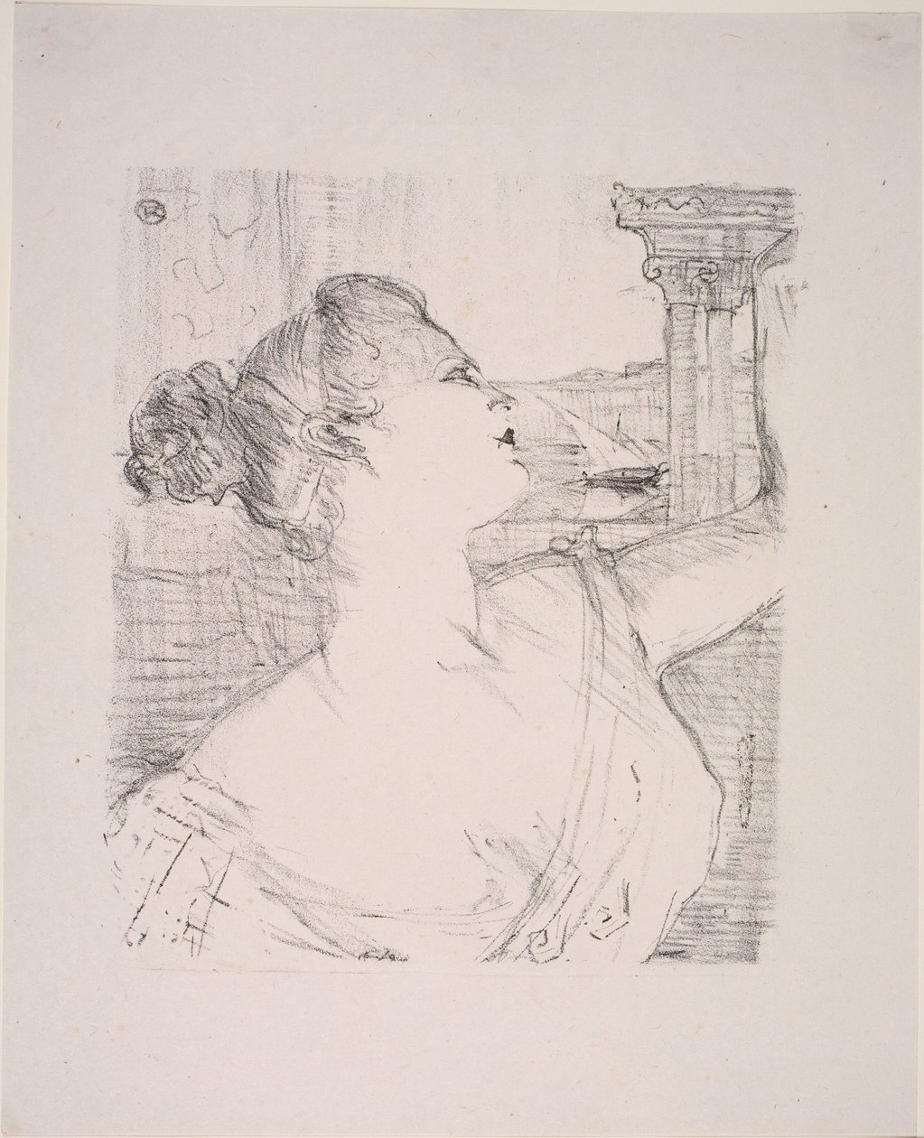 Sybil Sanderson af Henri de Toulouse Lautrec