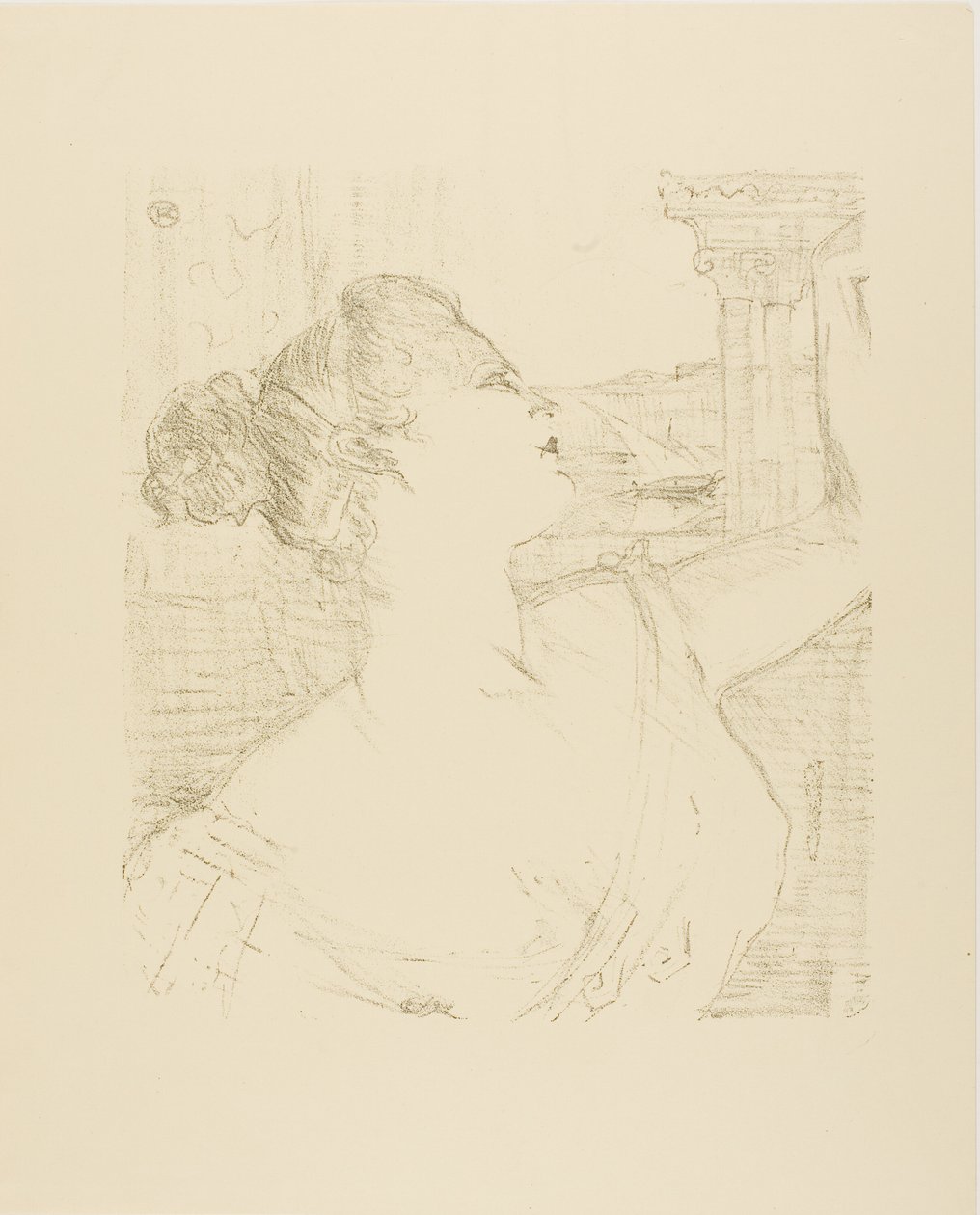 Sybil Sanderson, fra Thirteen Lithographs af Henri de Toulouse Lautrec