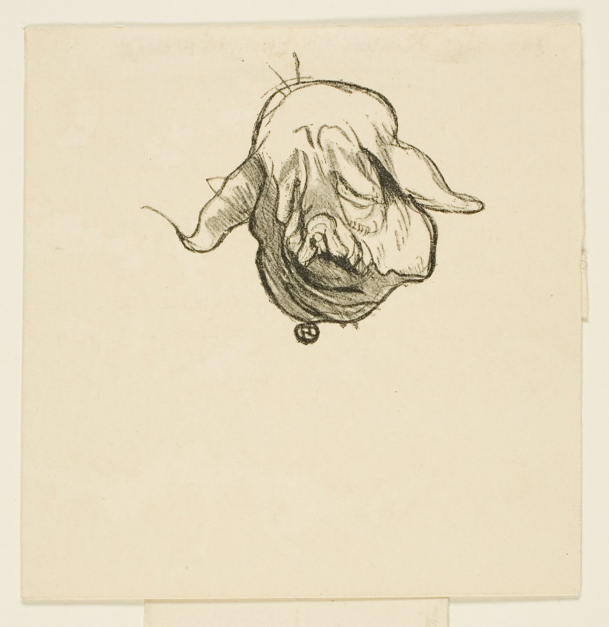 Halestykke fra Ved foden af ​​Sinai af Henri de Toulouse Lautrec