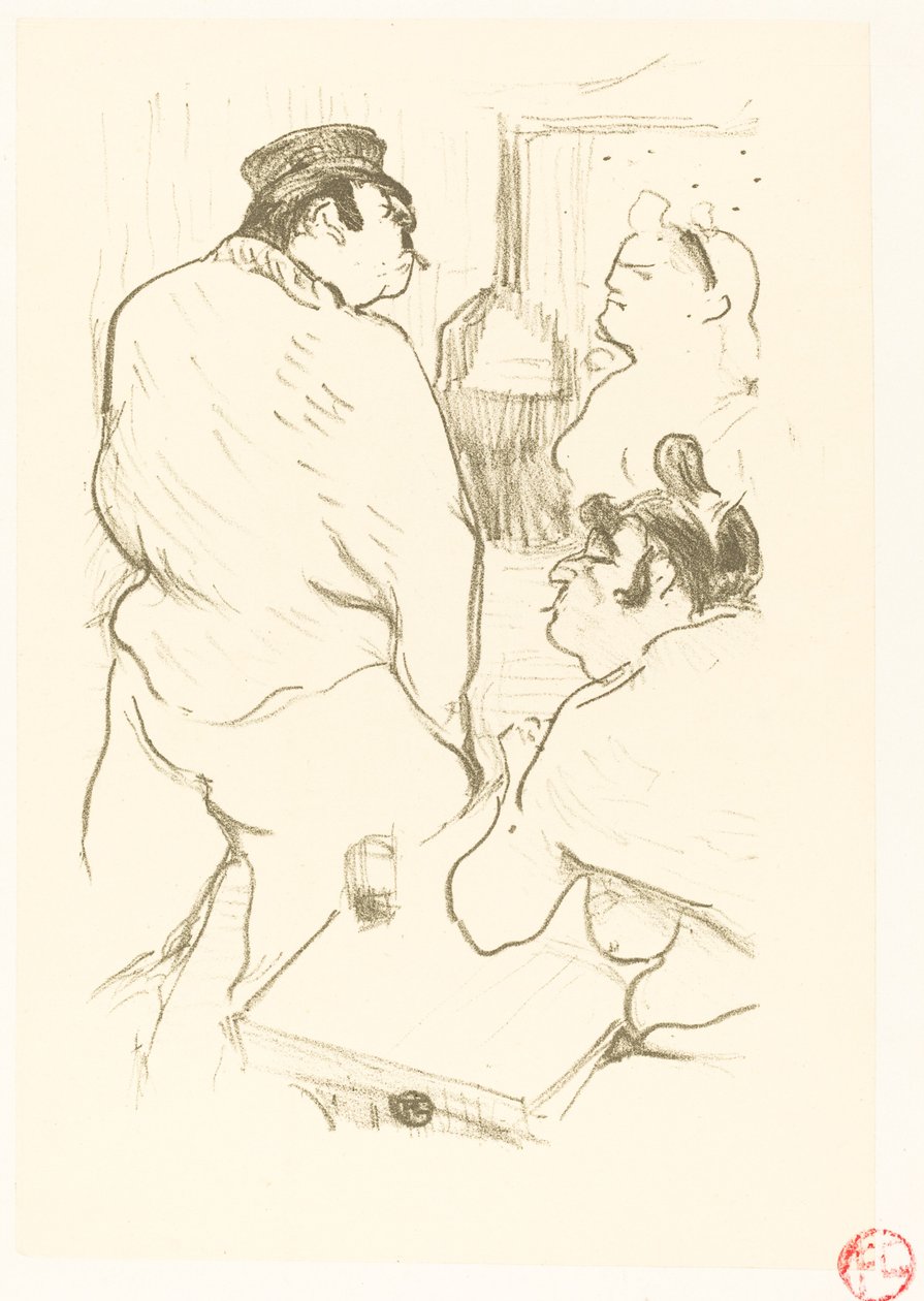 Terror of Grenelle The Terror of Grenelle, 1894. af Henri de Toulouse Lautrec