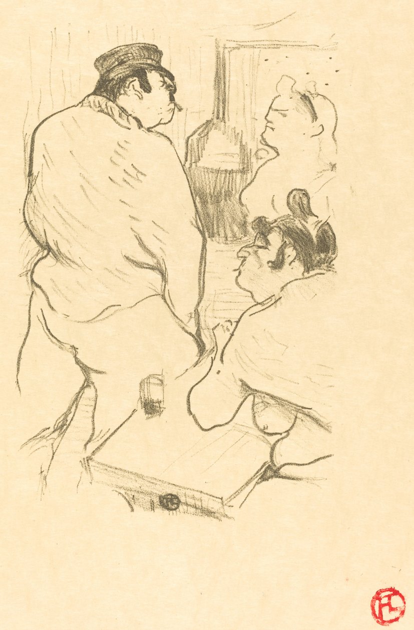 Terror of Grenelle The Terror of Grenelle, 1894. af Henri de Toulouse Lautrec