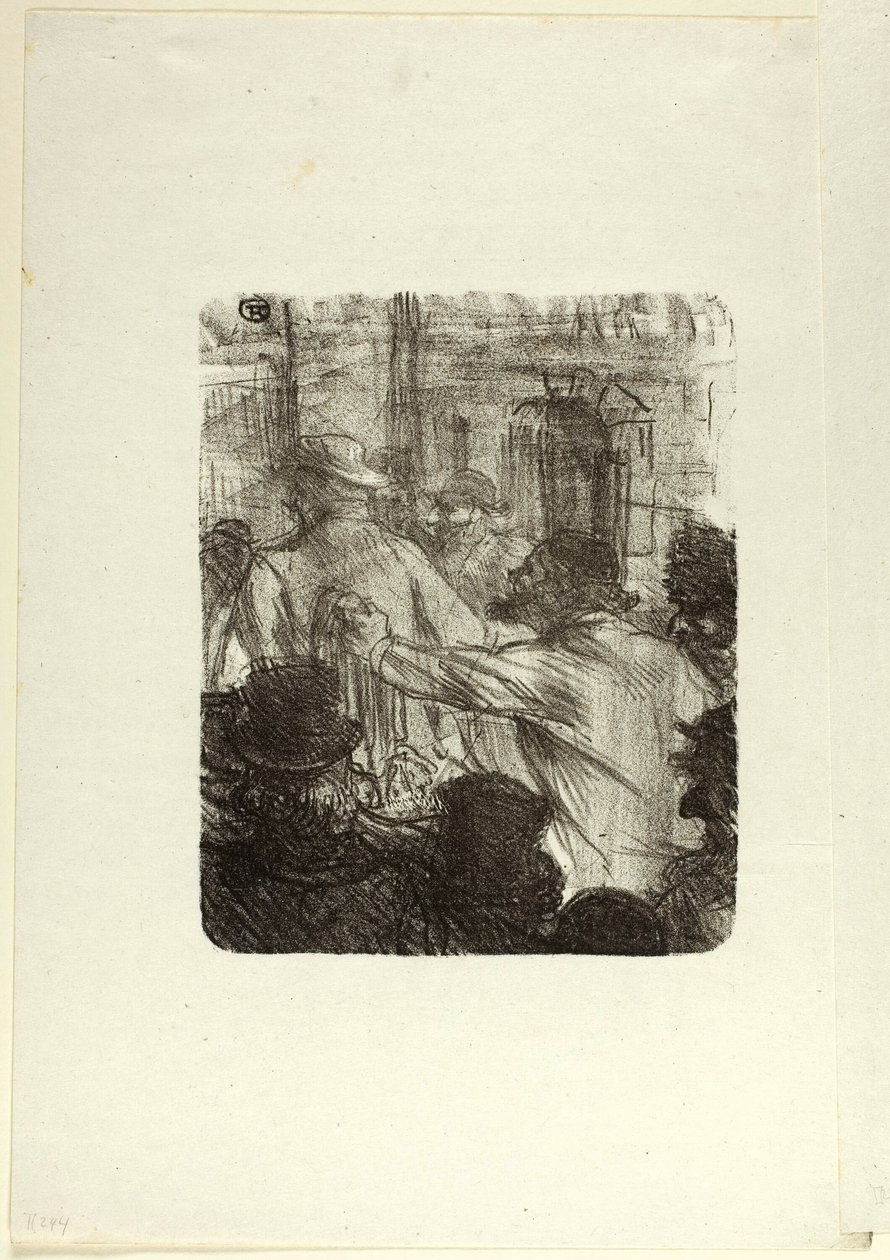Tekstilmarked, Krakow, fra Au Pied du Sinaï af Henri de Toulouse Lautrec