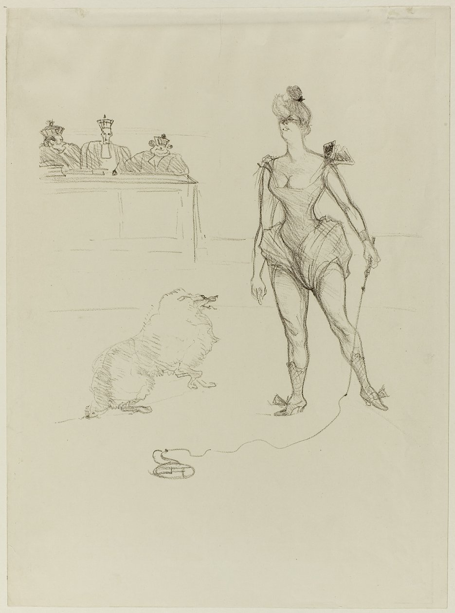 Dyretæmmeren for Retten af Henri de Toulouse Lautrec