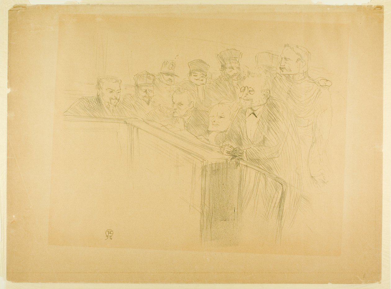 The Arton Trial (første plade) af Henri de Toulouse Lautrec