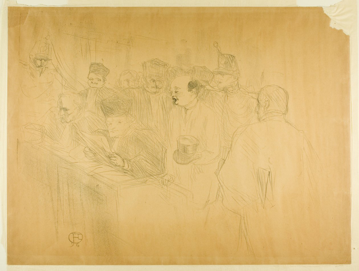 The Arton Trial (tredje plade) af Henri de Toulouse Lautrec