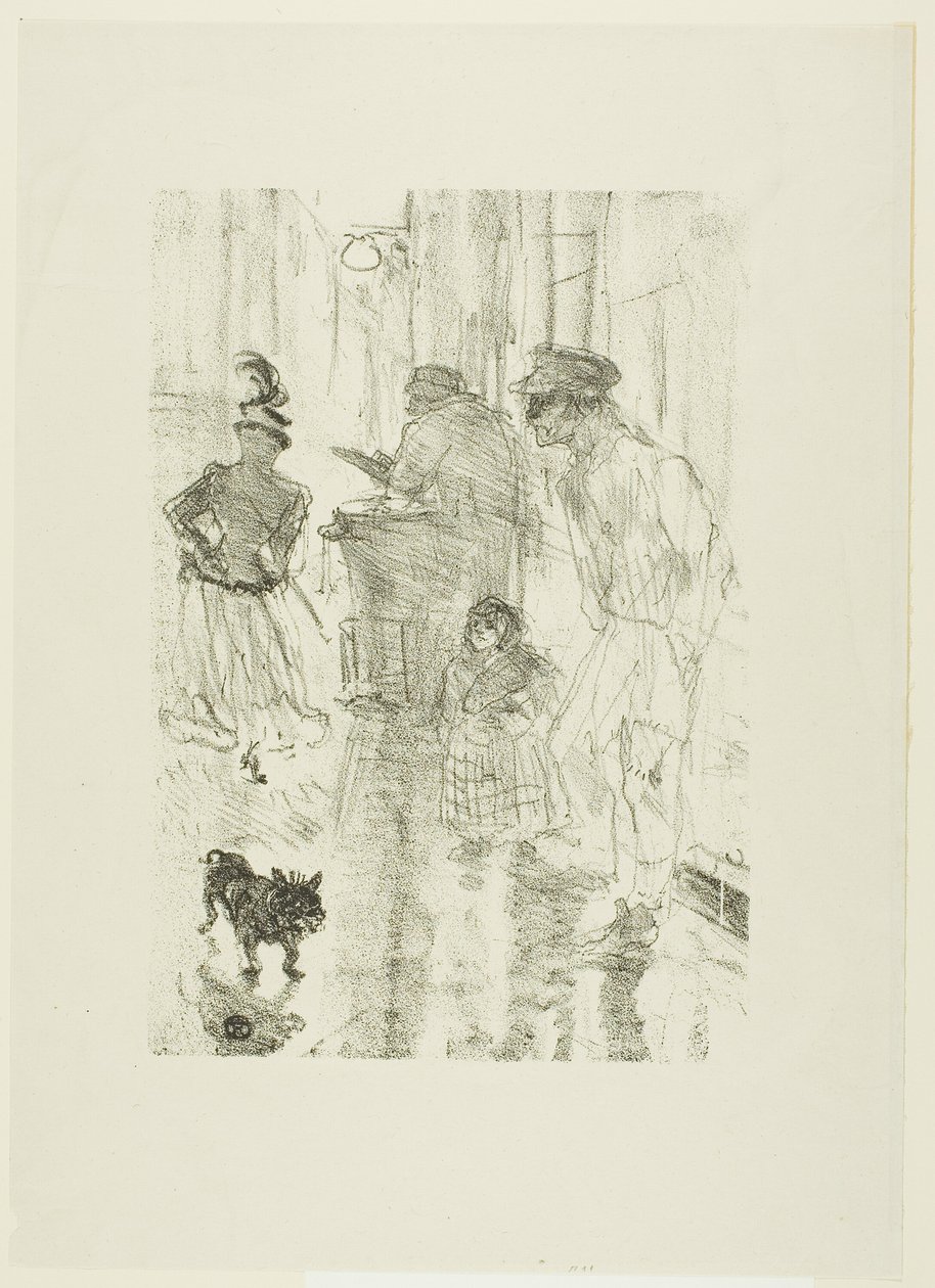 Kastanjesælgeren af Henri de Toulouse Lautrec