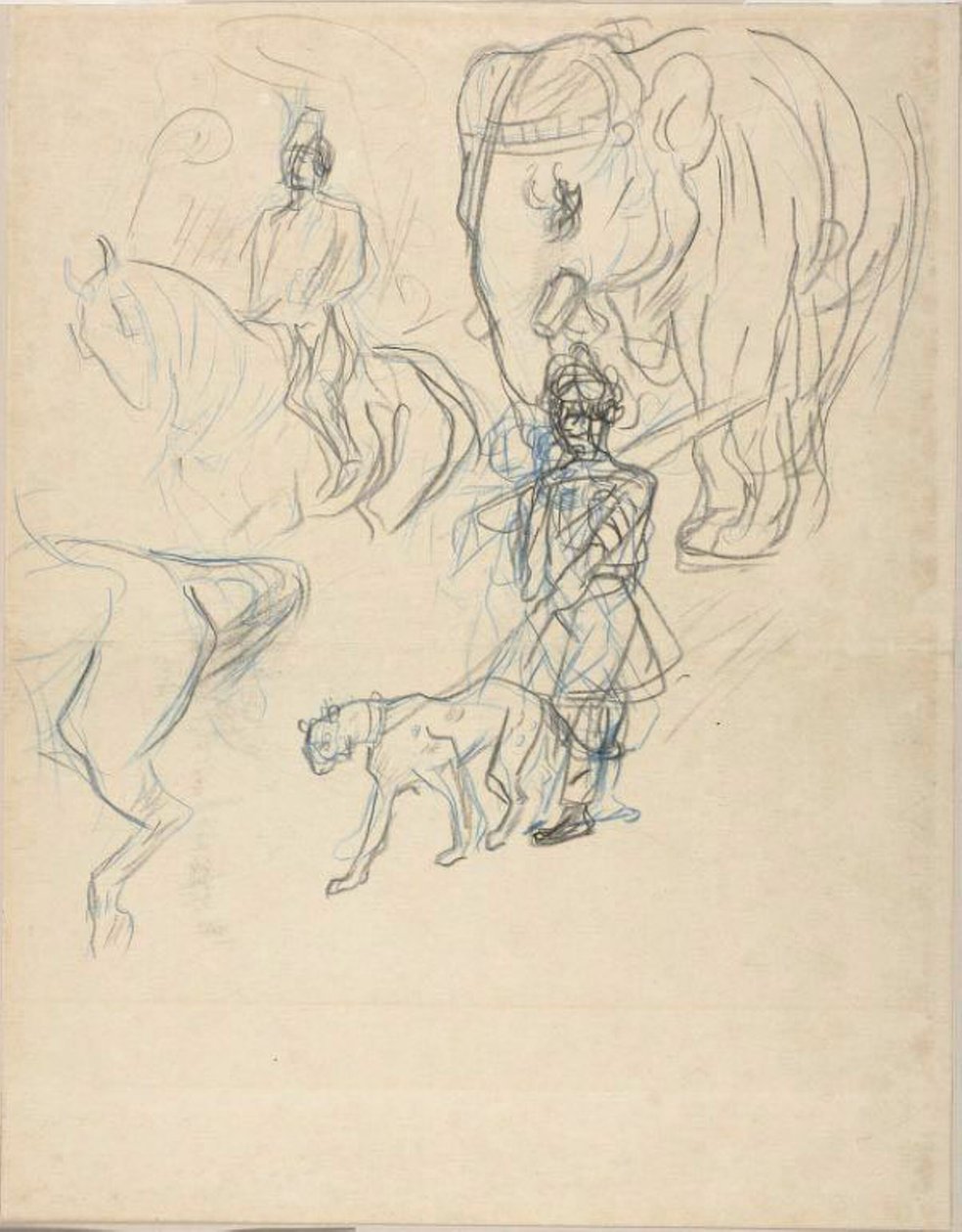 Rajahs Cortege af Henri de Toulouse Lautrec