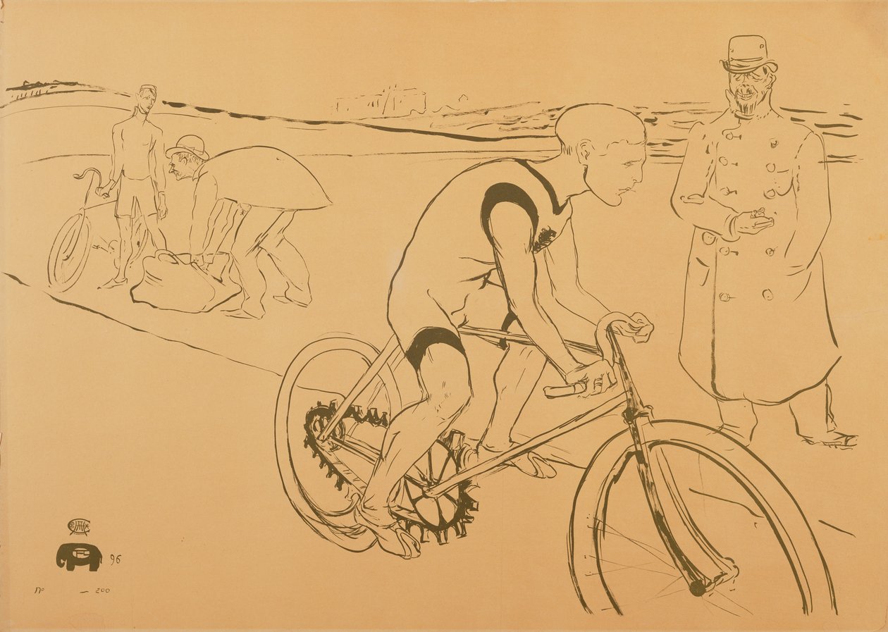 Cyklisten Michael, 1896 af Henri de Toulouse Lautrec