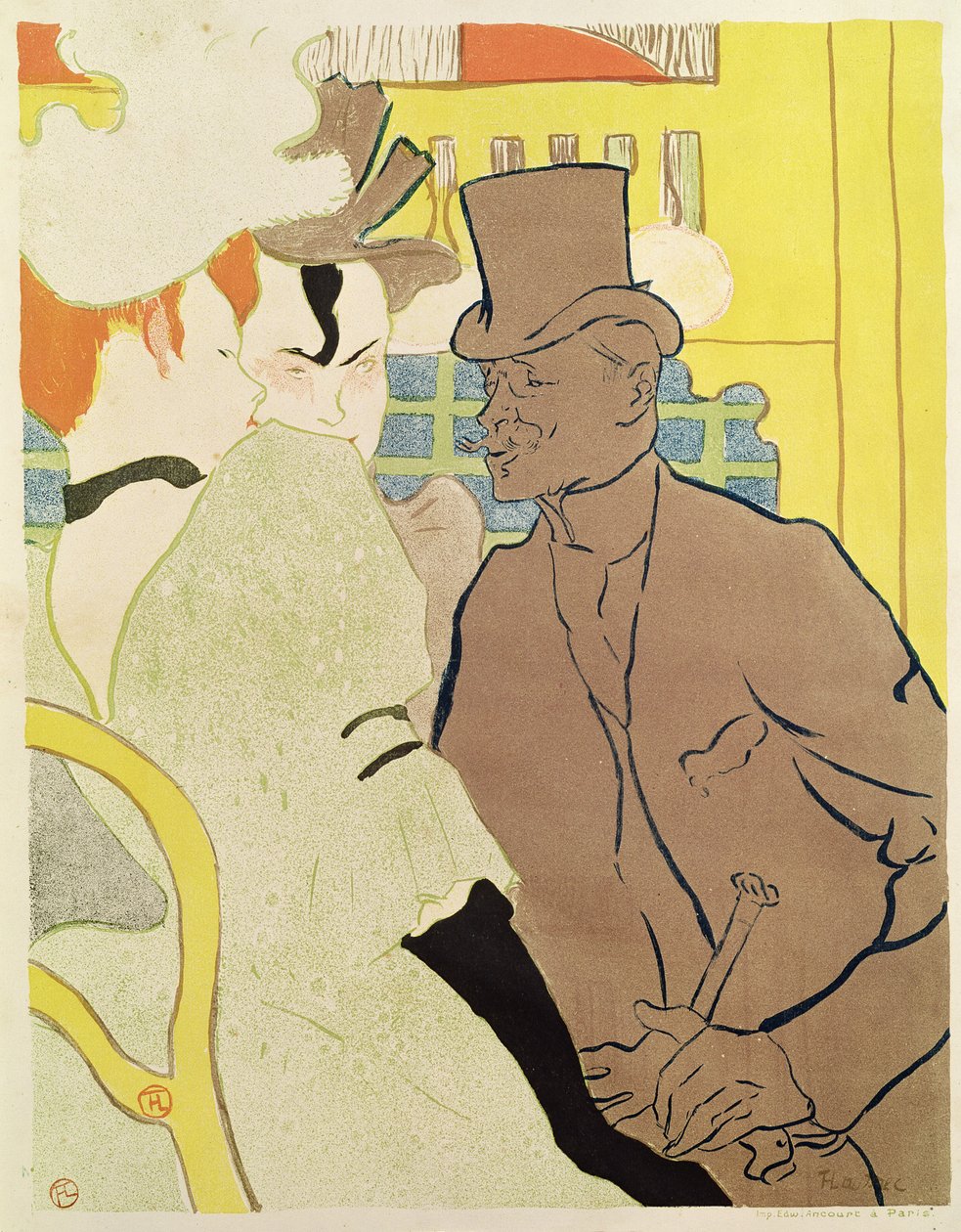 Englænderen ved Moulin Rouge af Henri de Toulouse Lautrec