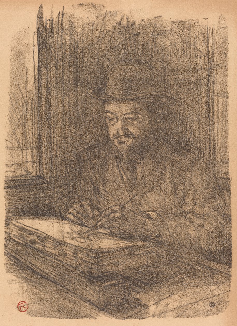 Den fine trykkeri Adolphe Albert af Henri de Toulouse Lautrec