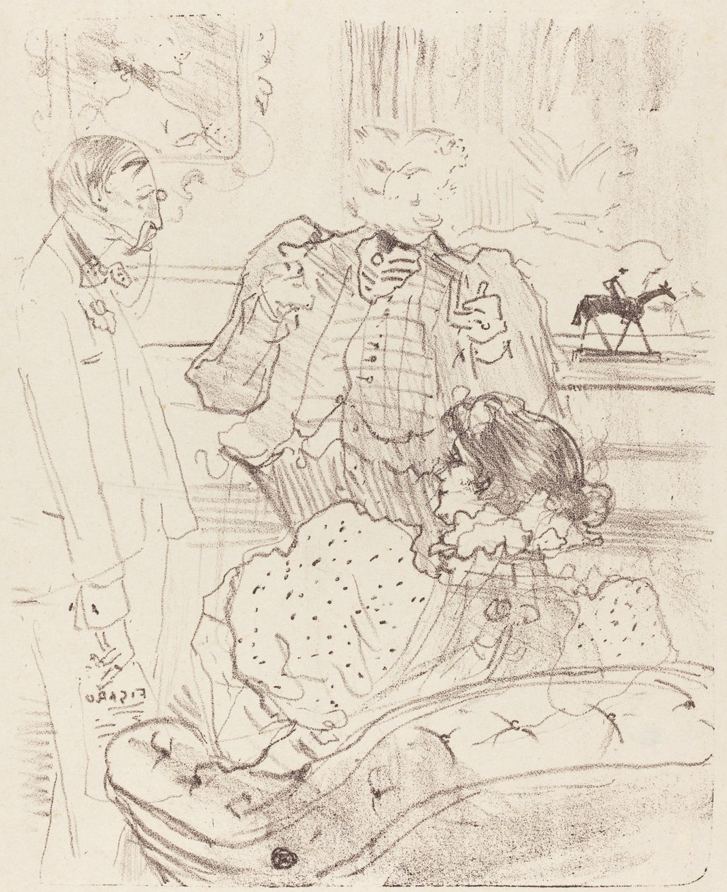The Forfeit Lagage, 1897. af Henri de Toulouse Lautrec