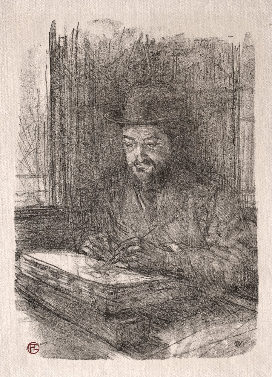 Den gode Litograf af Henri de Toulouse Lautrec