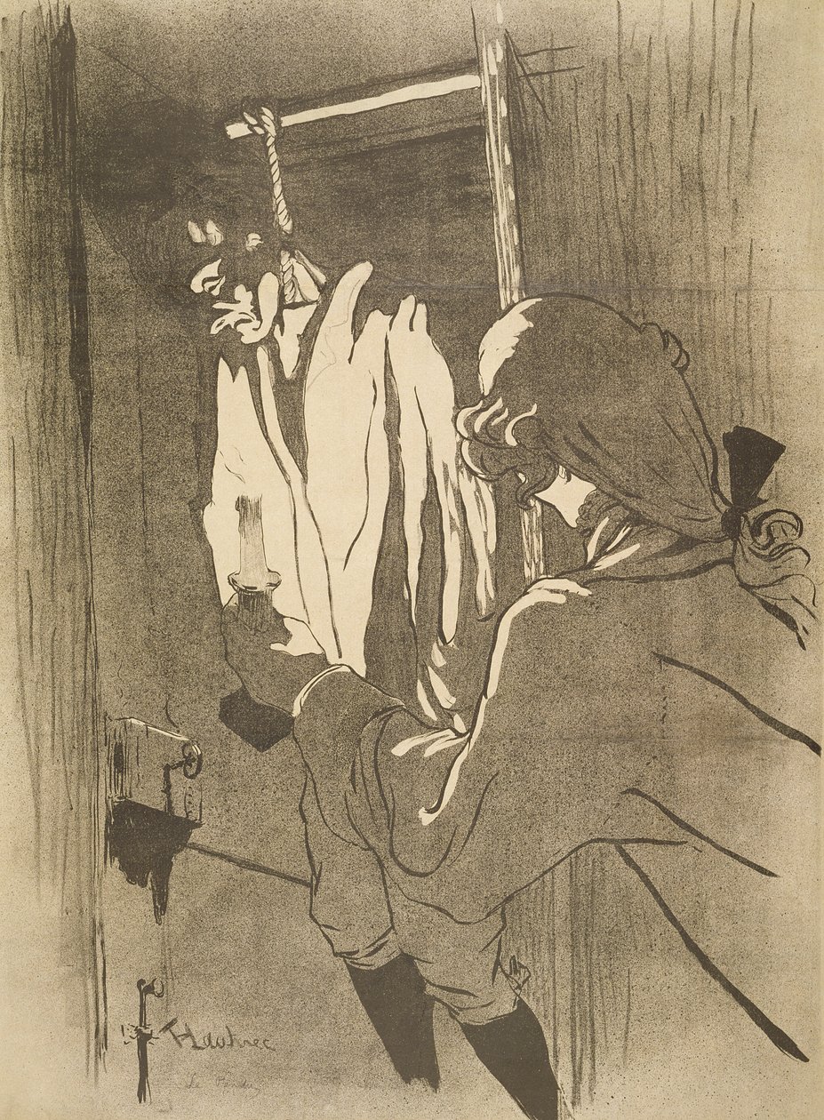 Den hængte mand, 1892 af Henri de Toulouse Lautrec