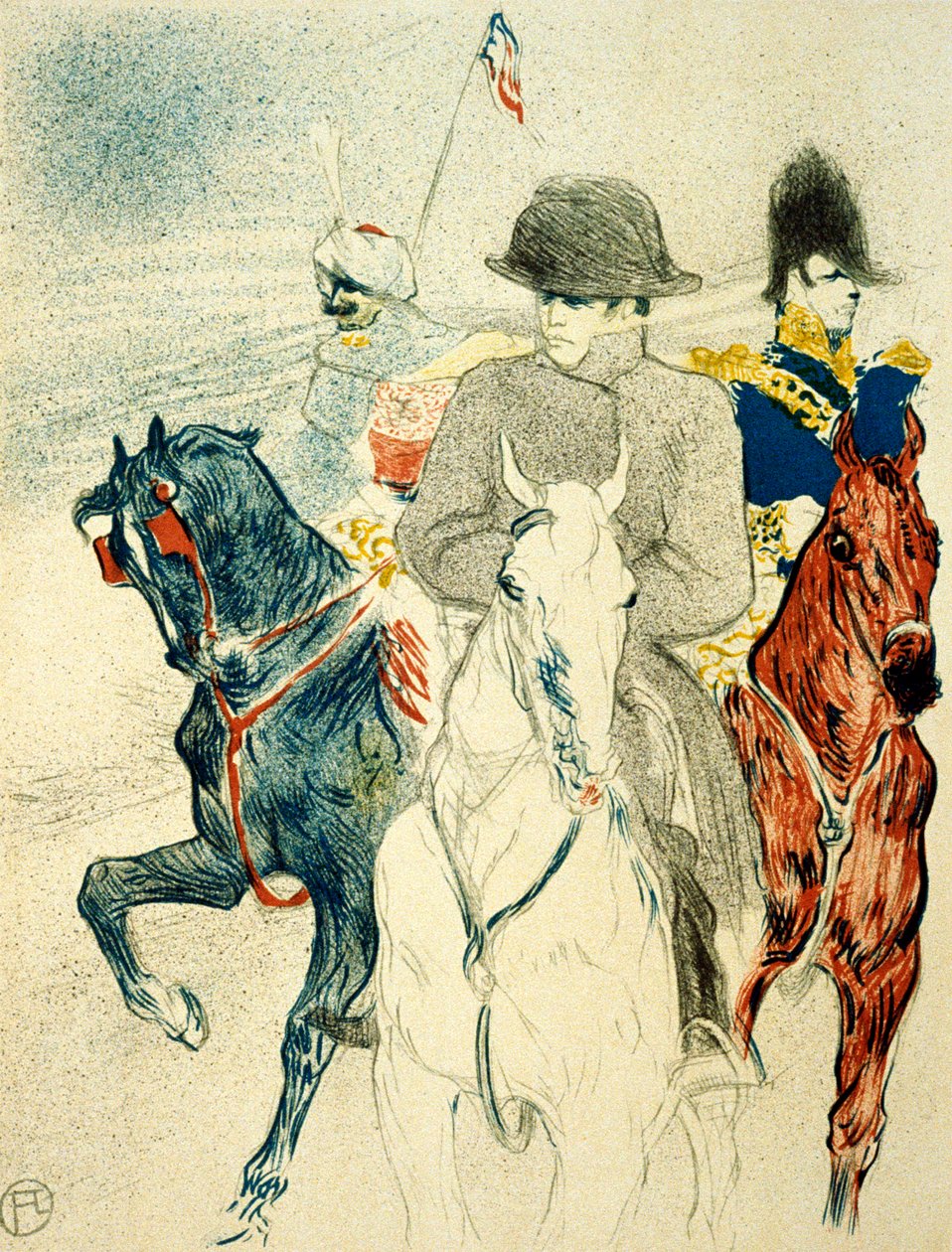 The History of Napoleon I afviste designet af en plakat til bogen, 1895. af Henri de Toulouse Lautrec
