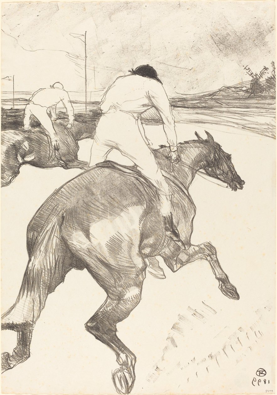 The Jockey (Le jockey) af Henri de Toulouse Lautrec