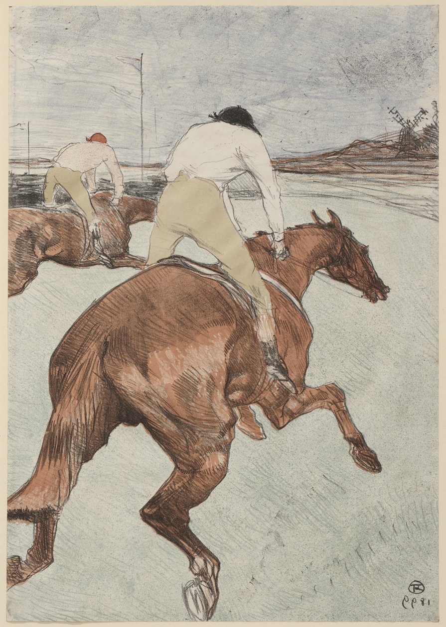 The Jockey, 1899dani af Henri de Toulouse Lautrec
