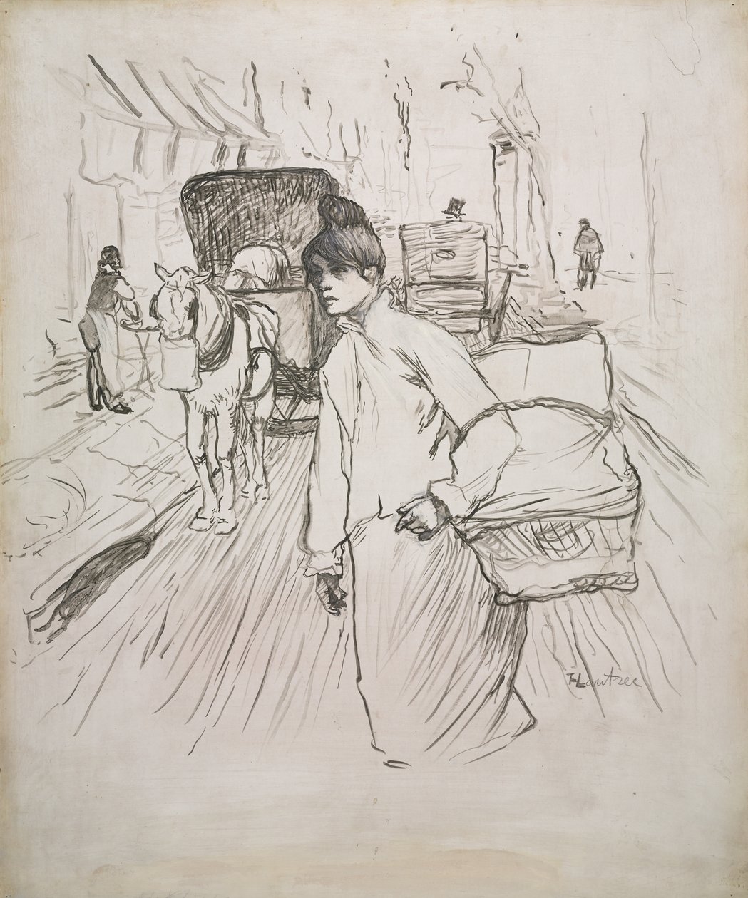 Vasketøjet, 1888. af Henri de Toulouse Lautrec