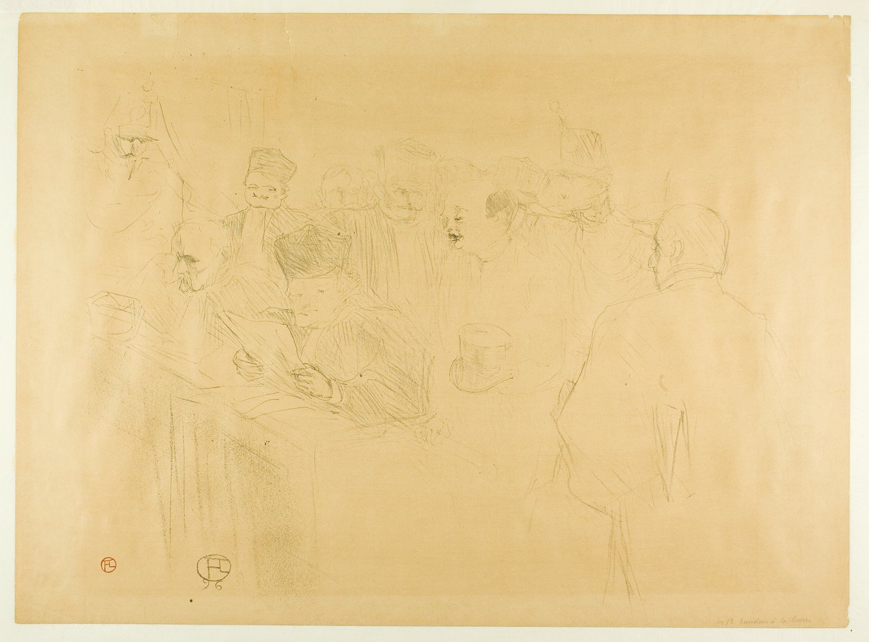 Lebaudy-processen, Mademoiselle Marsy afgiver bevis af Henri de Toulouse Lautrec
