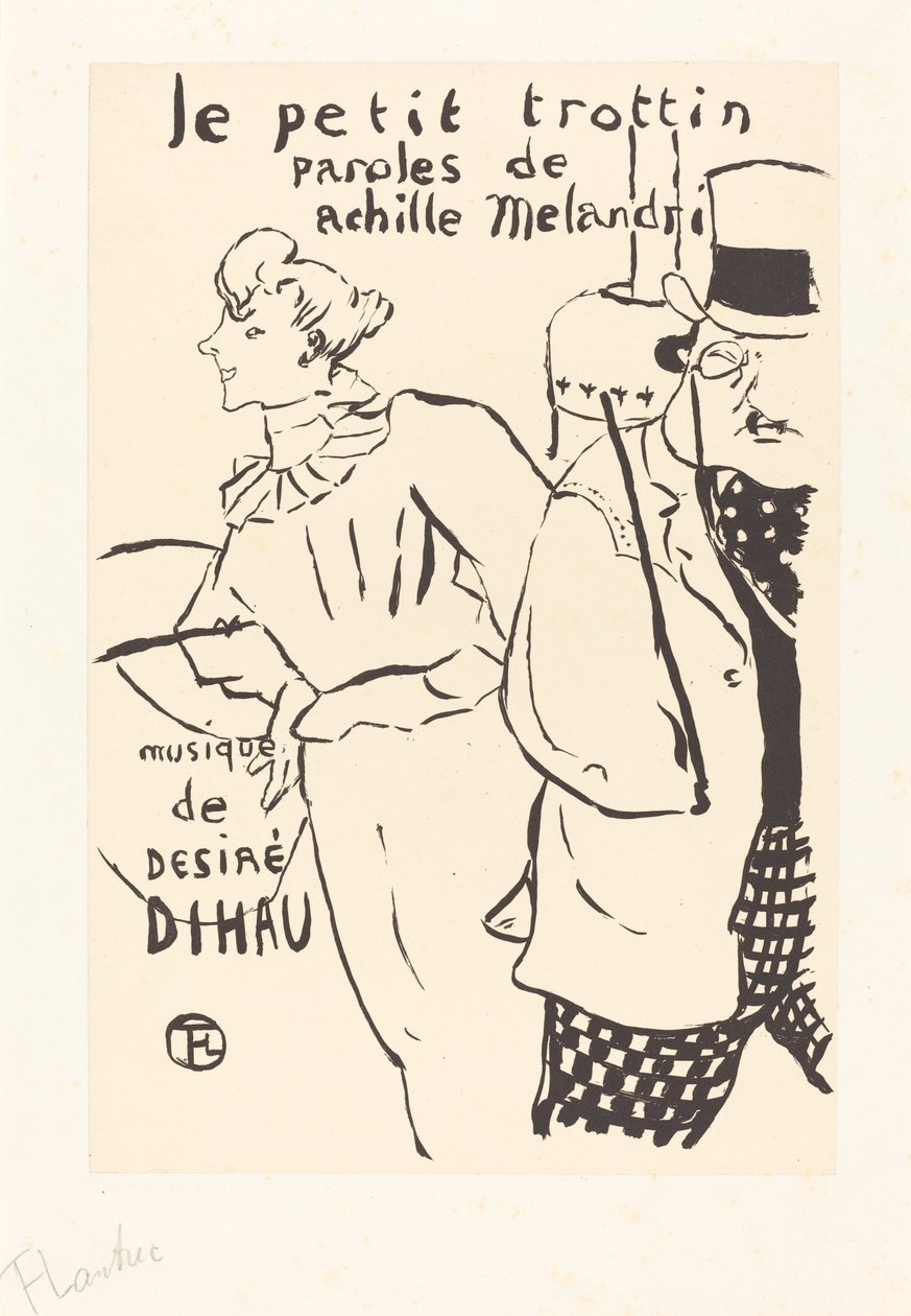 The Little Errand-Girl (Le petit trottin) af Henri de Toulouse Lautrec