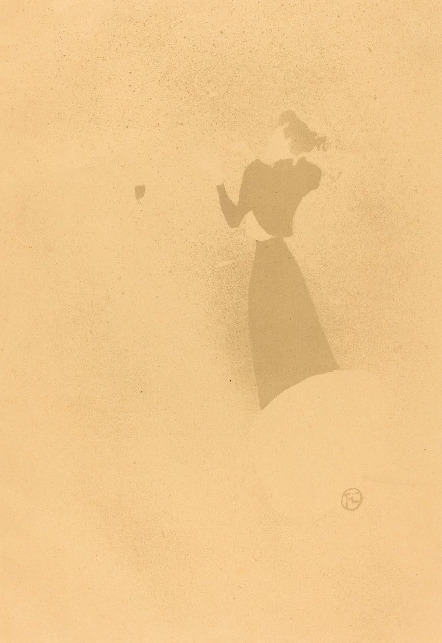 The Milliner La Modiste - Renée Vert, 1893. af Henri de Toulouse Lautrec