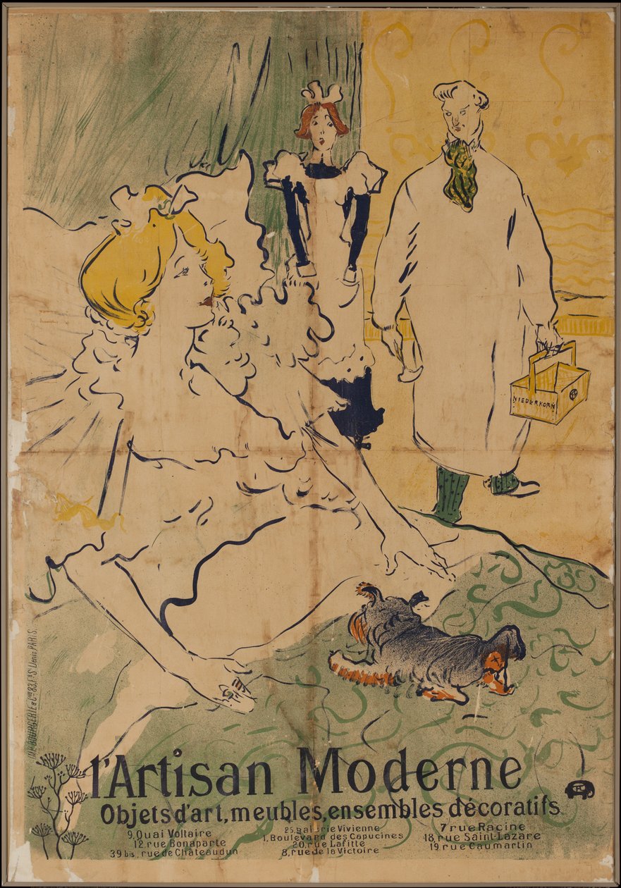 Den moderne håndværker af Henri de Toulouse Lautrec