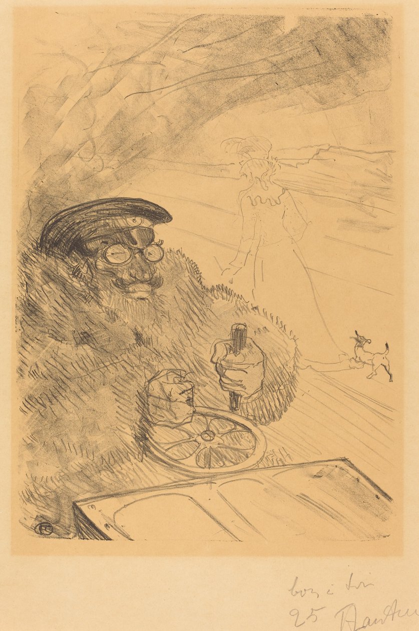 Bilisten, 1896. af Henri de Toulouse Lautrec