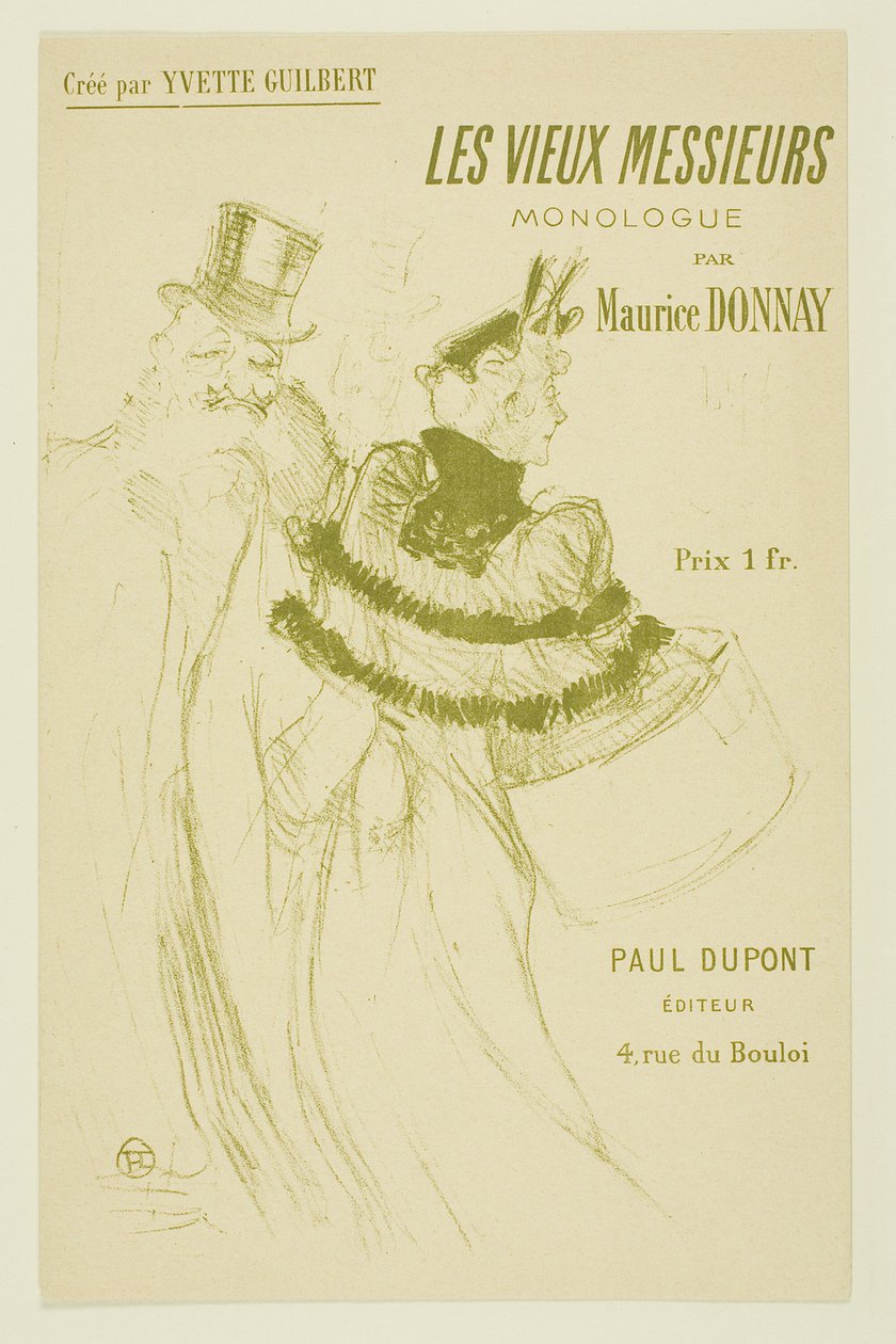 De gamle herrer af Henri de Toulouse Lautrec