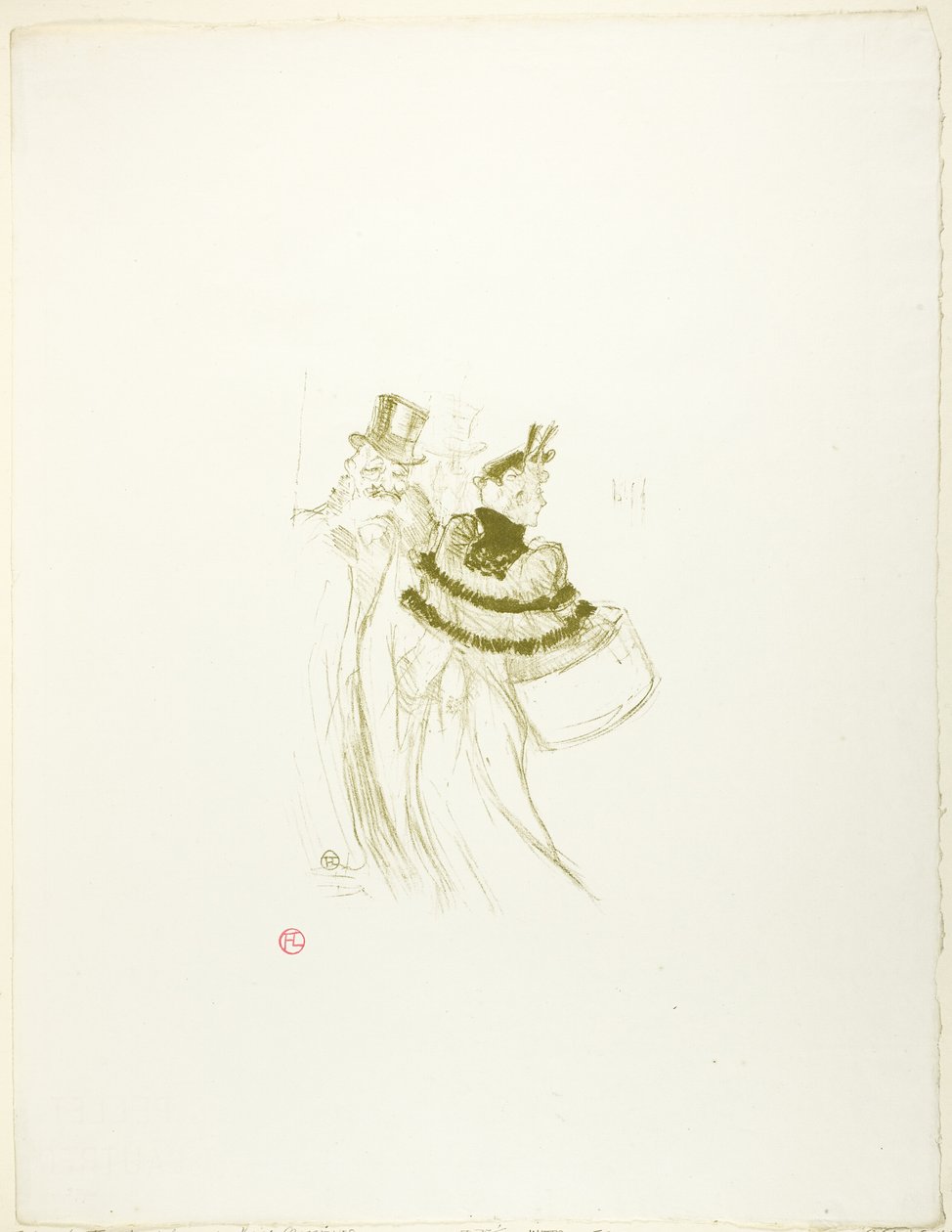 De gamle herrer af Henri de Toulouse Lautrec